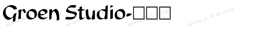 Groen Studio字体转换